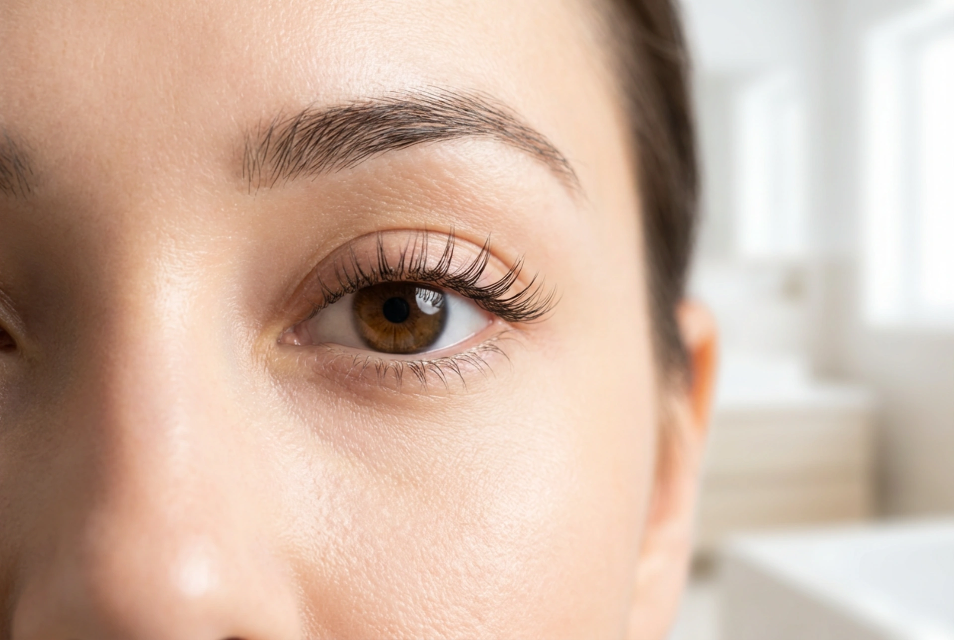 Lösögonfransar för hängande ögonlock: placering och misstag