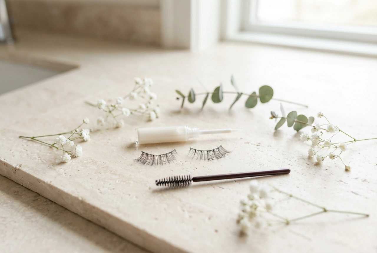 Lösögonfransar för en naturlig look: klippning, limning och applicering