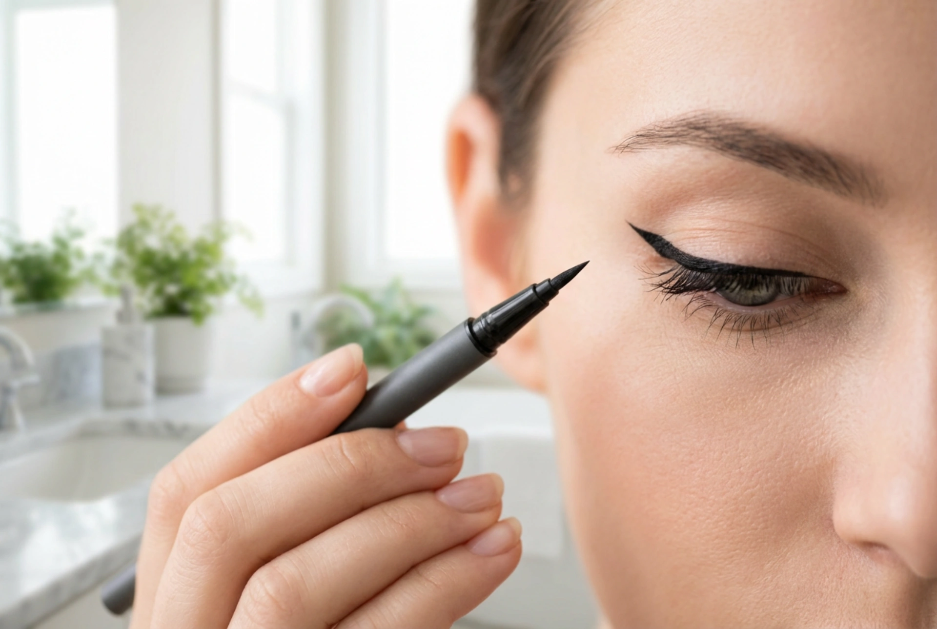 Eyeliner steg för steg: tekniker för olika ögonformer