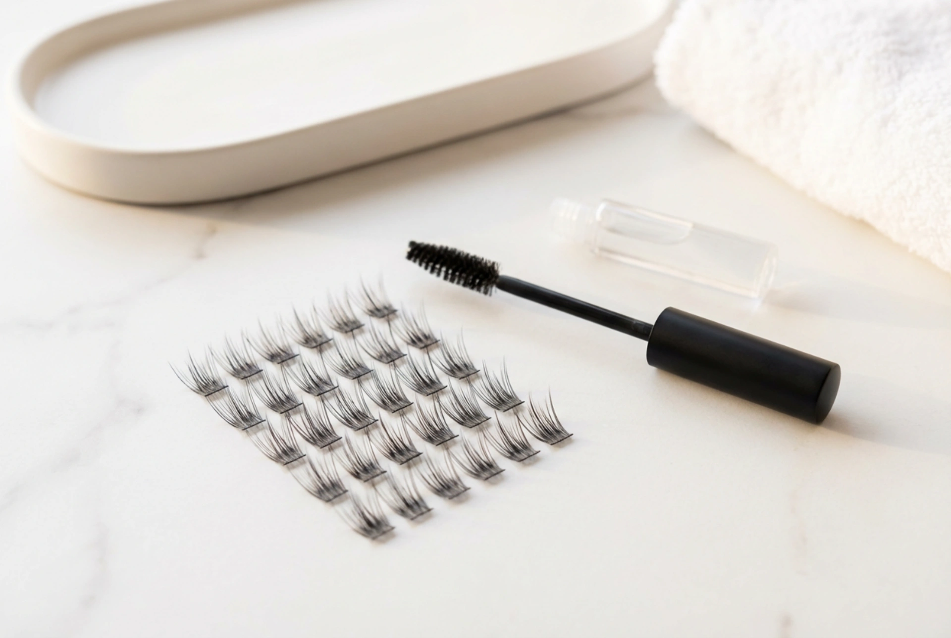 Ögonfranskluster steg för steg: val, applicering och kombination med mascara