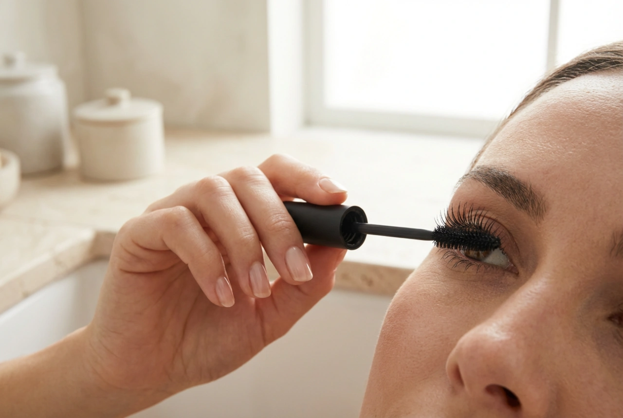 2-i-1-effekt: volymgivande och förlängande mascara