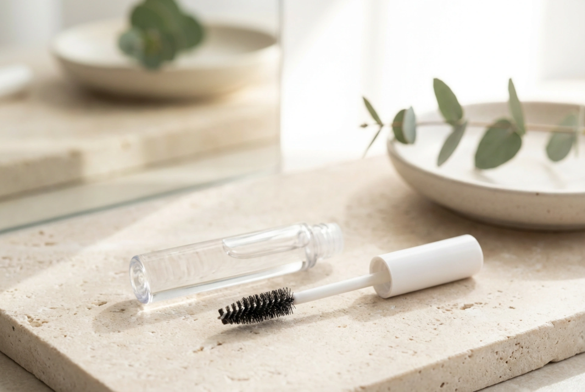 Genomskinlig ögonbrynsgel: naturlig fixering och snabb styling