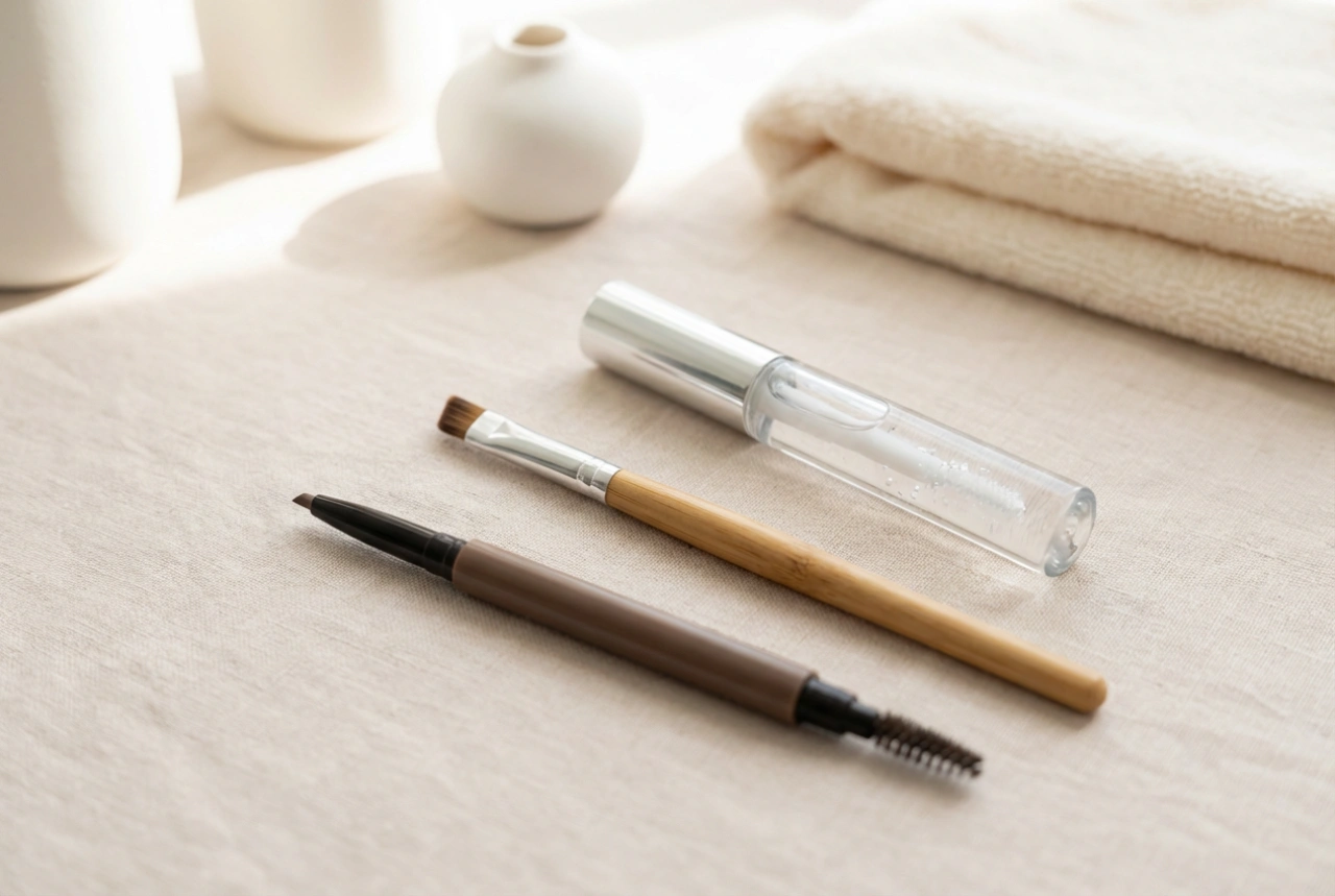 Enkla tekniker för ögonbrynsmålning: form, fyllning, fixering