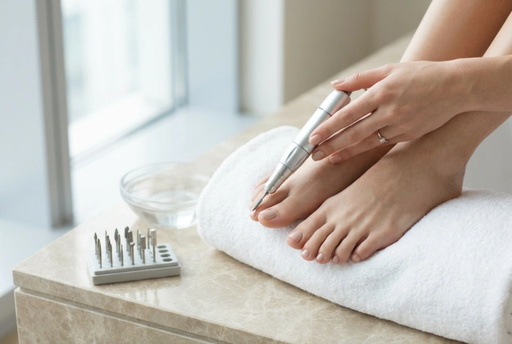 Elektrisk fotfil för pedikyr: Att välja rätt bits och tekniker för fotvård