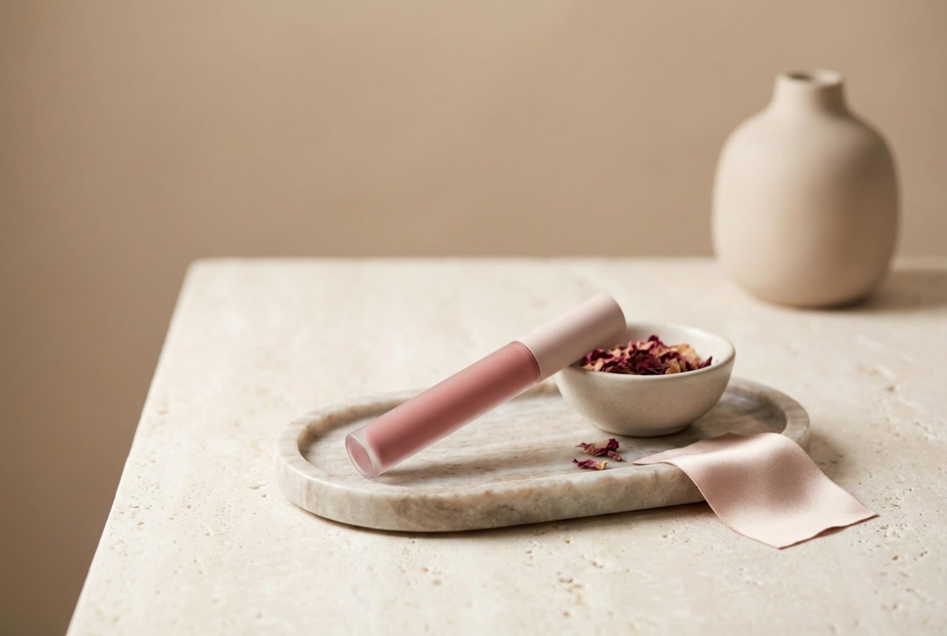 Matt flytande läppstift: för en jämn applicering och bekväm användning