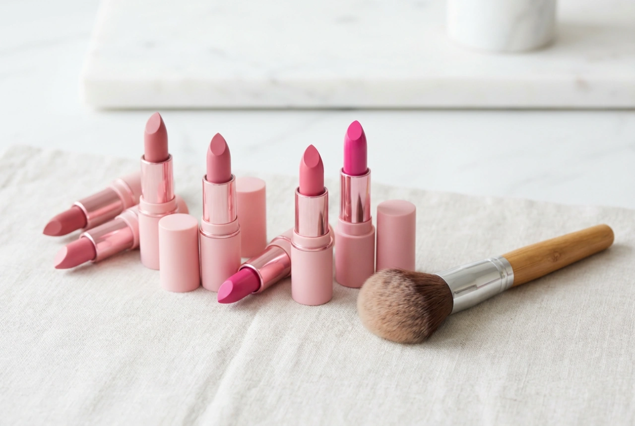 Rosa läppstift för dag och kväll: hur man väljer och applicerar