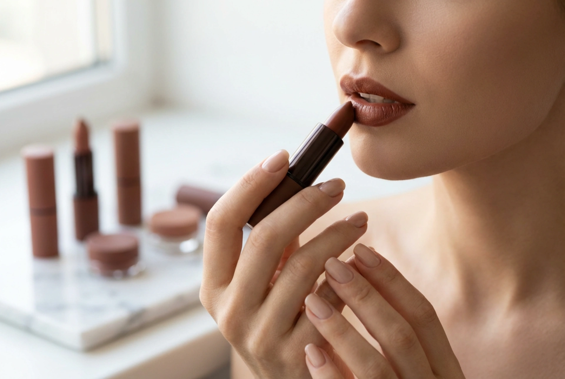 Brunt läppstift: Så väljer du rätt nyans för din hudton och skapar en perfekt makeup
