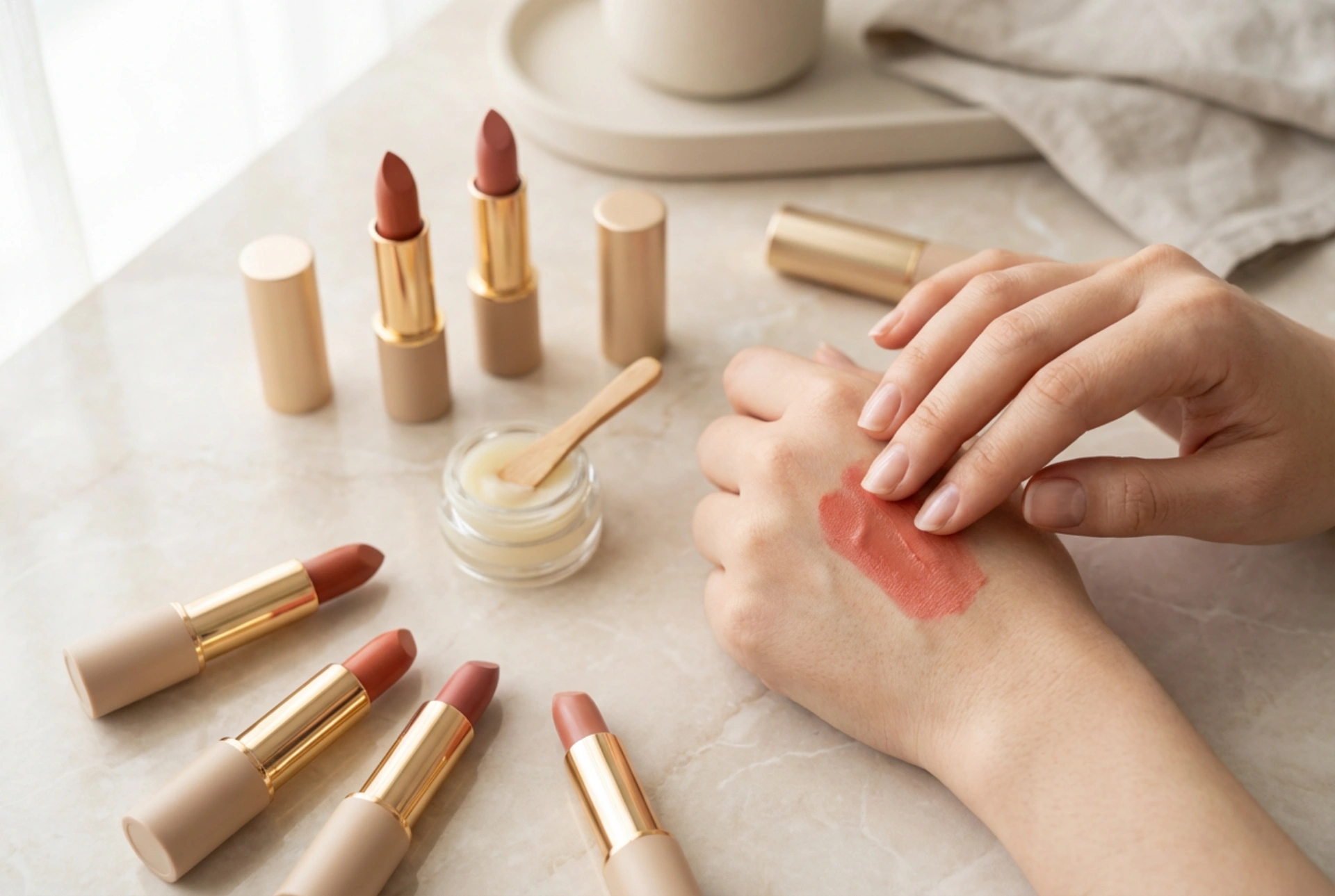 Fuktgivande läppstift: val av nyanser, appliceringsteknik och läppvård