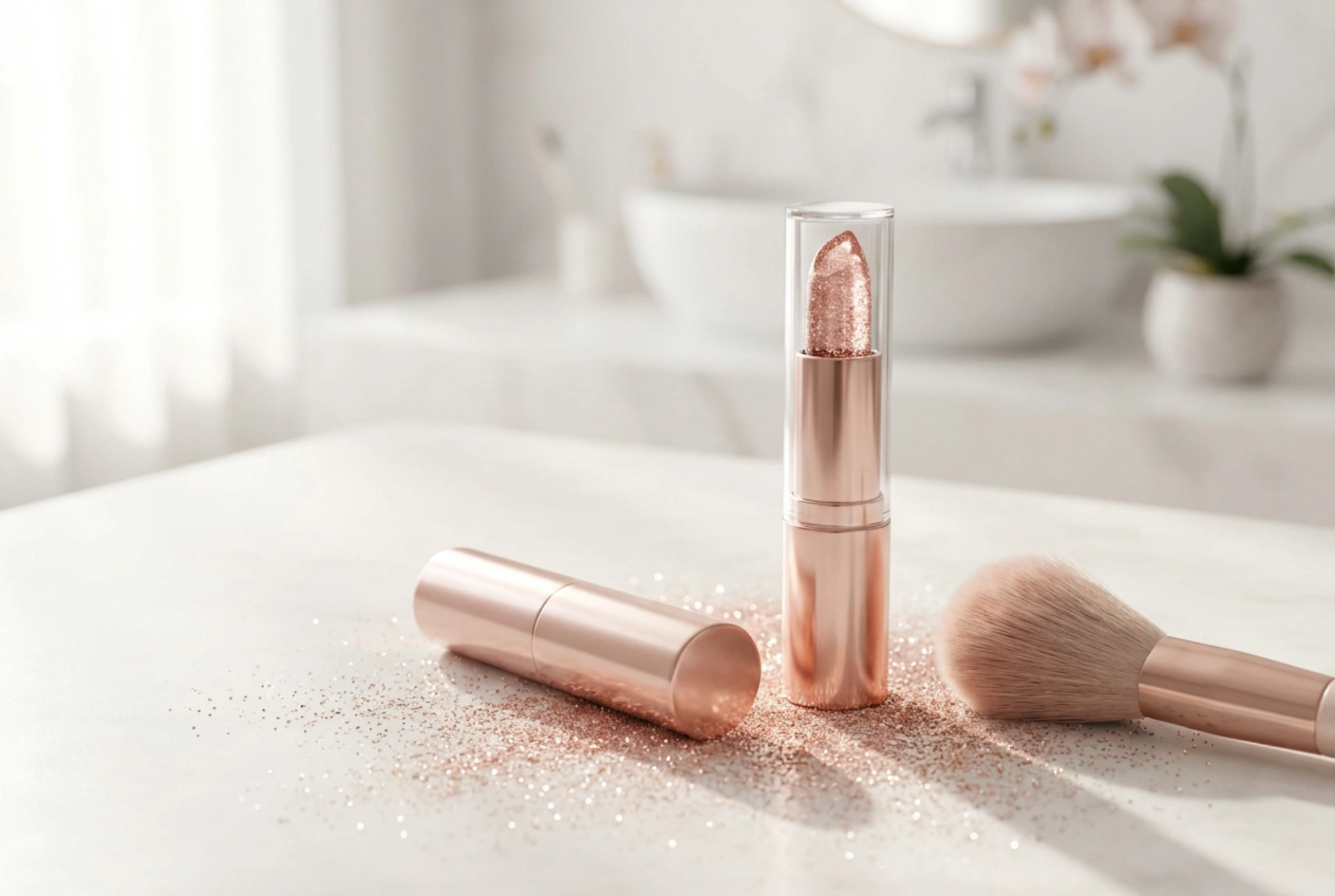 Glitterläppstift: Hur du applicerar för en jämn och hållbar glans