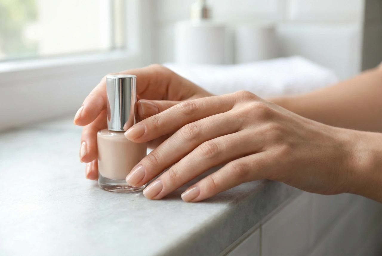 Hybrid-effekt utan lampa: Så får du ett långvarigt nagellack