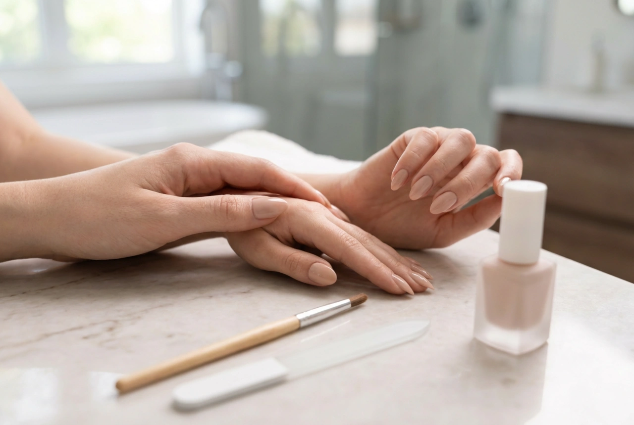 Hållbart nagellack: förberedelse, applicering och skydd