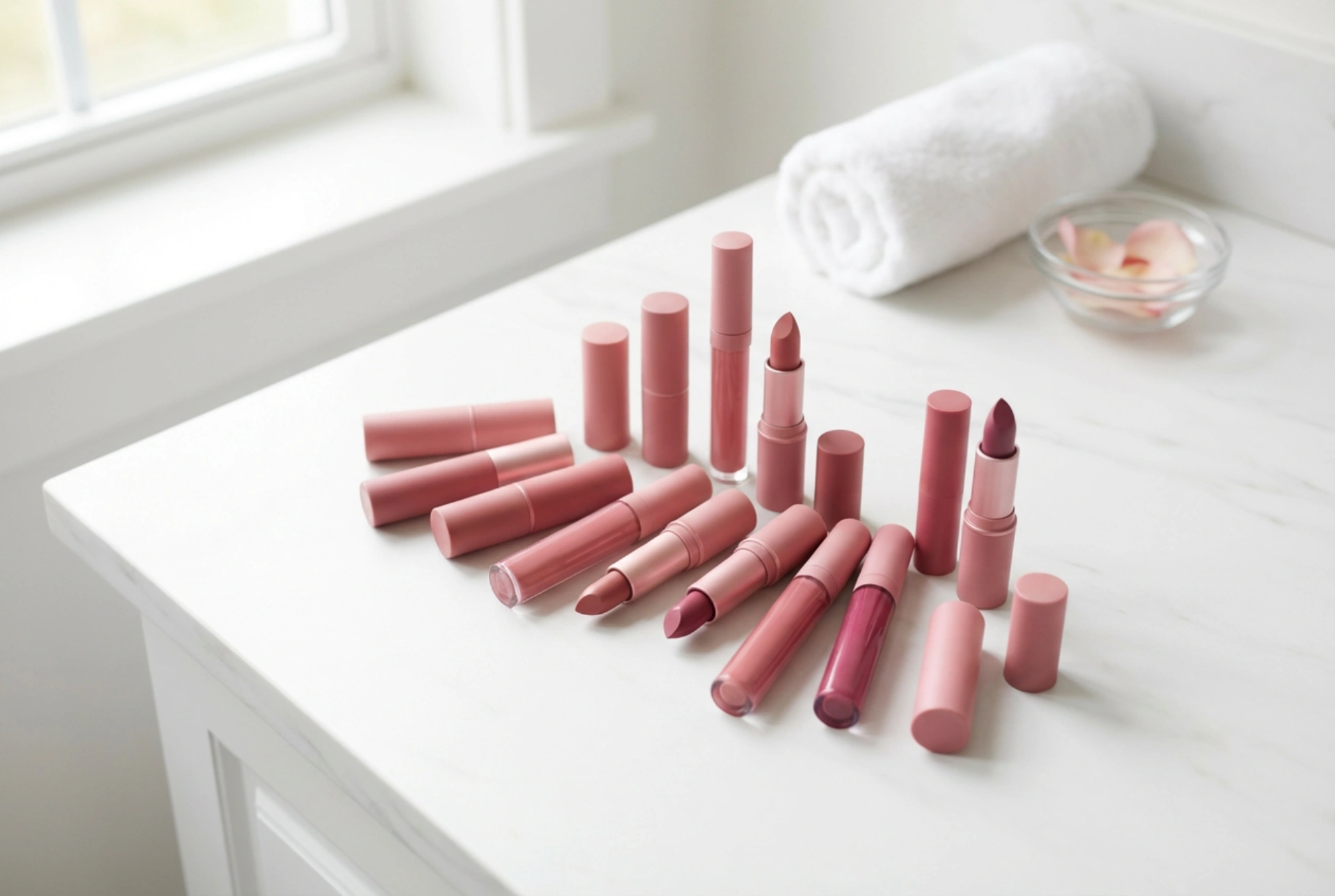 Rosa läppstift: hur man väljer rätt nyans och bär det till vardags